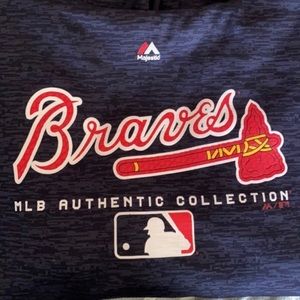 Majestic Braves hoodie size XL